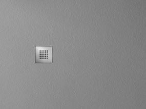 Gelco Mitia rechthoekige douchebak stone-look 120x100cm grijs