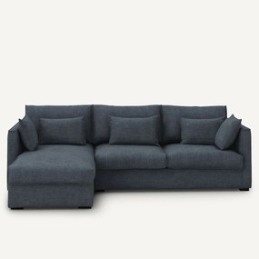 Omkeerbare en omvormbare hoekbank van katoen en linnen, Camille