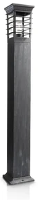 Philips -  Tuinpaal Patio Grijs  Aluminium