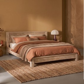 Kare Design Puro Bedframe Met Houtsnijwerk 180 Cm