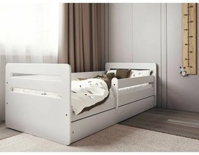 Peuter Wit  Eenpersoonsbed Kami - Voor kinderen Kinderen Peuter Junior 5056231742313 Children's Beds Home, 160x80, Nee, 10 cm schuim/kokos/boekweitmat