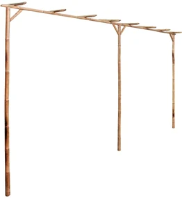 vidaXL Pergola bamboe 385x40x205 cm