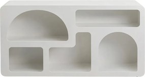 Kare Design Paco Lage Vakkenkast Organische Vorm - 140x32x75cm.