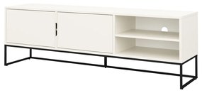 Tenzo Lipp Scandinavische TV-meubel Wit - 176x43x57cm.