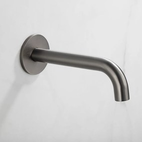 Saniclear Plus inbouw badkraan met 20cm uitloop en staafhanddouche verouderd ijzer - gunmetal