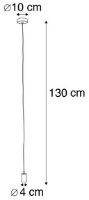 Smart hanglamp zwart incl. Wifi G95 - Facil