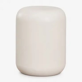 Fonelas Nachtkastje Ø35 Cm In Beton Tapioca Beige - Sklum