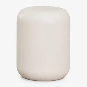 Rond Nachtkastje Ø35 Cm In Fonelas Cement Tapioca Beige - Sklum
