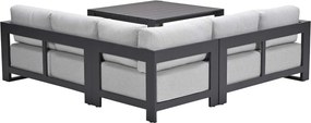 Garden Impressions Malakka lounge dining set 4-delig - valley sand
