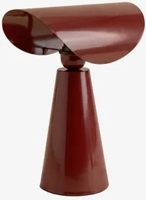 Conby Tafellamp ↑35 Cm Van Ijzer Wijn Rood - Sklum