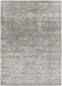 Handgemaakt laagpolig viscose vloerkleed Kaito