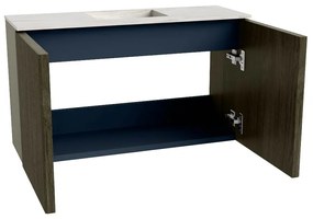 Mondiaz Joya DLux 70cm toiletmeubel shadow met wastafel faye midden 1 kraangat opalo