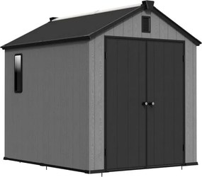 Kunststof tuinhuisje voor gereedschap Mandal 1,9 x 2,4 m CoverTech antraciet