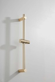 Saniclear Plus douche glijstang 60cm geborsteld messing mat goud