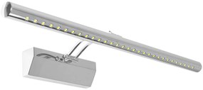 Wandlamp, azuurblauwe LED boven een spiegel 7W 55CM APP365-1W CHROME