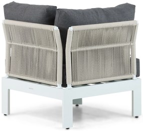 Hoek loungeset 6 personen Aluminium Wit  Lifestyle Garden Furniture Lorenzo