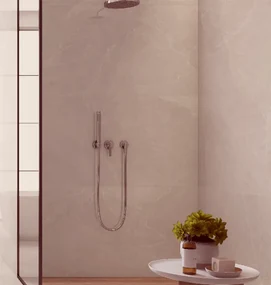 Gepolijste Vloertegel 60x60 Cm Marmerlook Archides Bruin RBT41