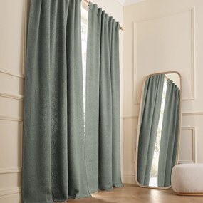 Bouclé gordijn, verborgen patjes, Belvini