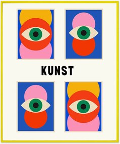 Ingelijste digitale print Kunst