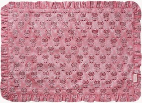 Handgemaakte katoenen placemat Poppy Seed