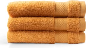 Handdoek Hotel Collectie– 3 stuks – 50×100 – okergeel