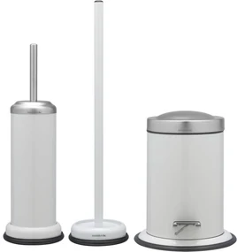 Sealskin Acero toilet accessoireset 3-in-1 wit