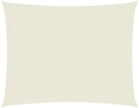 vidaXL Zonnescherm rechthoekig 3x4 m oxford stof crèmekleurig