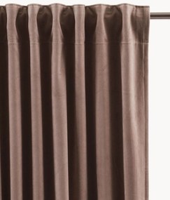 Fluwelen verduisterend gordijn Elsi met multiband, extra breed, 1 stuk
