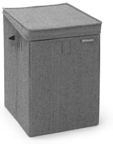 Brabantia Wasbox - 35 liter - stapelbaar - peper zwart 120442
