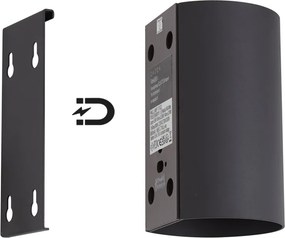 Moderne wandlamp zwart incl. LED 3-staps dimbaar en oplaadbaar - Sabbir
