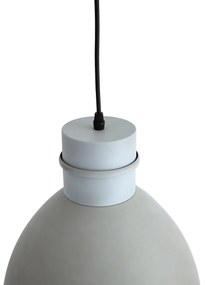 Smart hanglamp grijs 30 cm incl. wifi A60 lichtbron - Dory