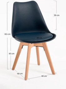 Set 4 Synk Basic Stoelen