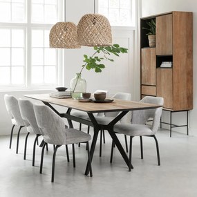 DTP Home Metropole Design Eettafel Teak Hout 200 Cm - 200 X 95cm.