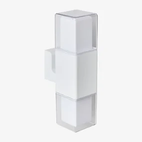 Led Buitenwandlamp In Aluminium Met 2 Lichtpunten Torevi Wit - Sklum