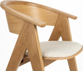 Zuiver Ndsm Design Eetkamerstoel Naturel Hout