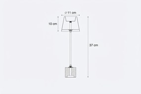 Moderne Tafellamp Goud Incl. LED Dimbaar IP Oplaadbaar - Topi Taupe