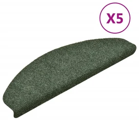 vidaXL Trapmatten zelfklevend 5 st 65x21x4 cm naaldvilt groen
