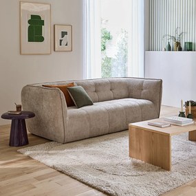 2-zitsbank in gekruist geweven chenille, SIMONE