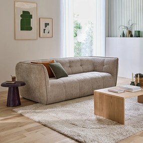 2-zitsbank in gekruist geweven chenille, SIMONE