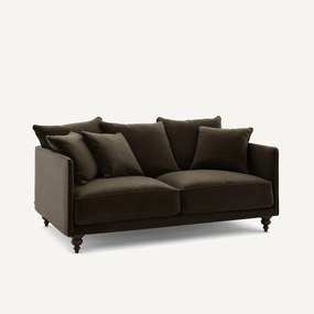 3-zits compacte fluwelen zetel, Lazare