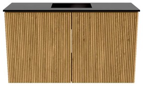 Mondiaz Joya 70cm toiletmeubel oak met wastafel faye midden 1 kraangat urban