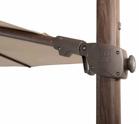 4 Seasons Outdoor Siesta PREMIUM 300 x 300 cm parasol Beach, Wegné frame Parasol   beige weerbestendig