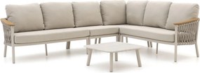 Hoek loungeset Bellagio | 6 personen | Loungeset Beige | Hoekbank Rope (touw) | 270x204cm | Kees Smit Tuinmeubelen