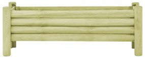 vidaXL Plantenbak verhoogd 120x40x42 cm geïmpregneerd grenenhout