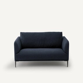 2-zits bank in gemêleerde stof met bouclé-effect Oscar, ontwerp Emmanuel Gallina