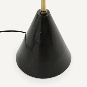 Staande lamp in marmer en ijzer messing Sophonie