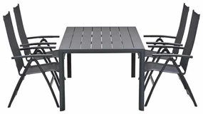 Taste by 4 Seasons Cadiz tuinset 5-delig verstelbaar - Adana tuintafel 180x100 cm