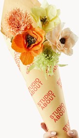 Handgemaakt papieren boeket Sunshine