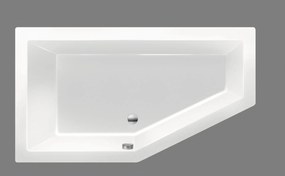 Xenz Society 160 Ligbad 160x90x50cm Links Edelweis