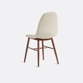 Stoel met badstof bekleding, Polina